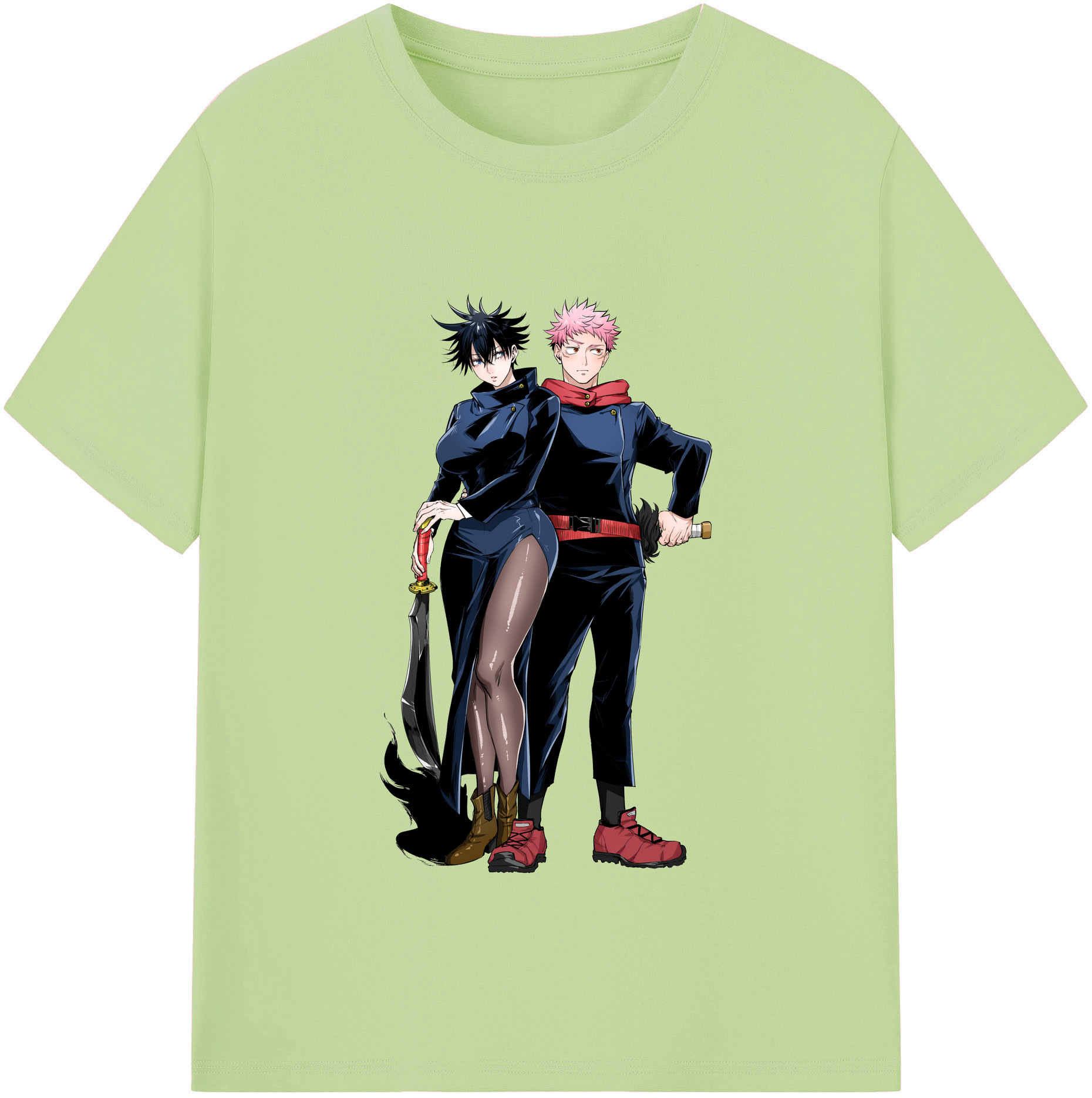 （画像用） 呪術廻戦 Jujutsu Kaisen 綿100％半袖Tシャツ（フロントプリント）